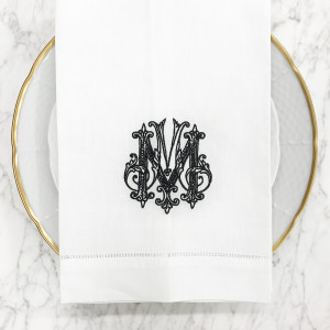 Monogrammed Linens